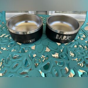 Yeti Dog Bowls. $55 for both.